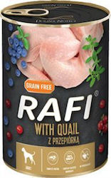 Rafi Wet Dog Food With Meat 24x400gr