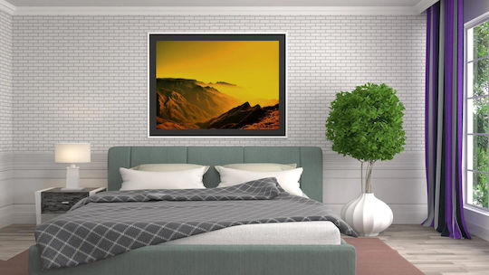 Painting Golden Mountain Range Golden Mountain Range 150x100