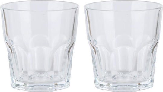 Atmosphera Set Brillen Wasser aus Glas 2Stücke