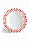Ionia Illusion Soup Plate Porcelain Red 23cm