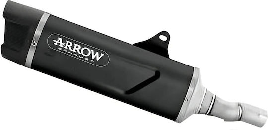 Arrow Exhaust Aluminium Dark Indy Race Evo Long Carbon Cap Honda Forza 750 '25-'26 73523akn.alum Dark