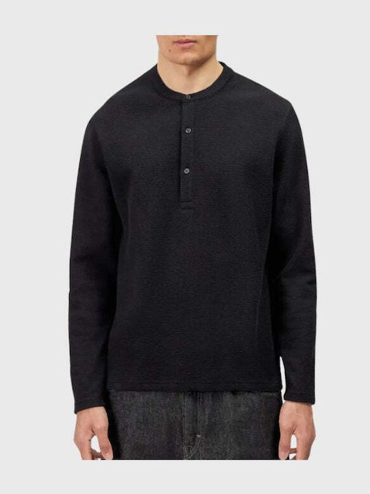 Long Sleeve Black Blouse