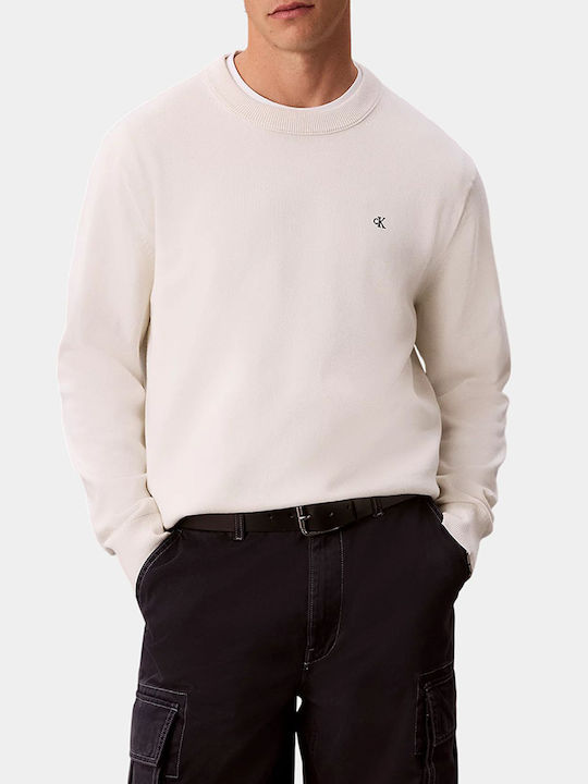 Calvin Klein Пуловер с дълъг ръкав White