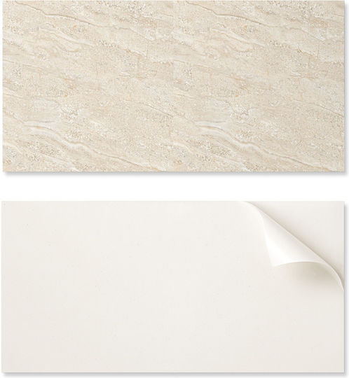 Set of Vinyl Tiles Kitchen Pattern Natural Stone Design 6x60x30 pcs
