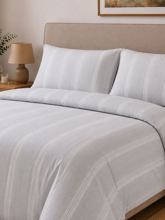 Sunshine Menta Μαξιλαροθήκη Grey 50x70εκ.