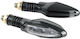 Motorcycle Flash Striker Black 12V 3 LED