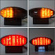 Lumina Din Spate Gsxr 1300 99-06 Hayabusa LED Fum Încorporate Semnale Luminoase
