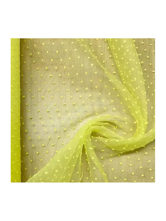 Decoration Fabric Organza by Meter Yellow