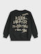Kids Long-sleeved Black Top