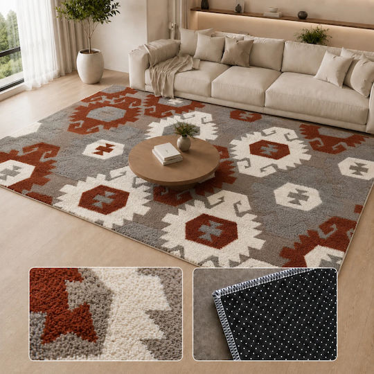 My Home Luxury Covor Antiderapant Dreptunghiular Textură Moale 120x180cm