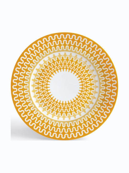 Ionia Illusion Servierplatten aus Porzellan Gelbe