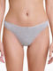 Bamboo High Waist Women's Briefs 2Pack with Lace Grey