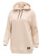 Damen Sweatshirt mit Kapuze Beige