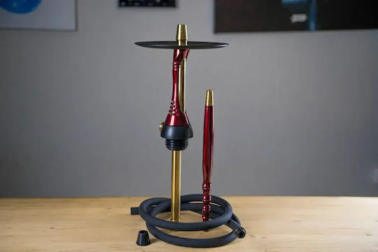 Alpha Наргиле Model S Еднопосочен Червен 50cm