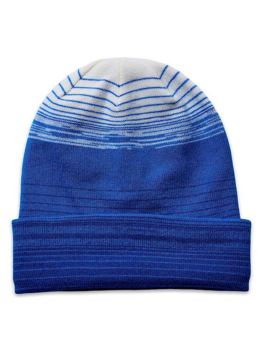 Kids Knitted Blue Beanie