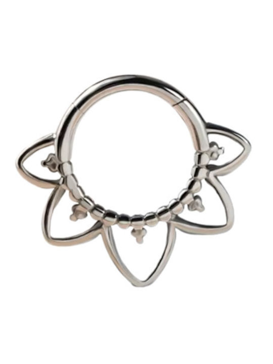 Silver And More Обеца Кръгче за Нос от Титан 8 x 1.2mm