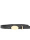 Leather Women's Belt Black