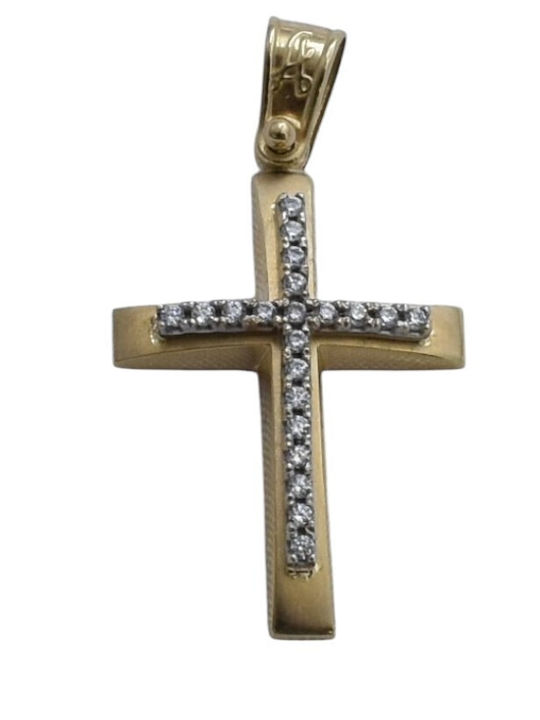 Gatsa Women's Gold Cross 14K Without Chain
