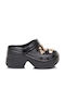 Jomix Women's Black Clogs