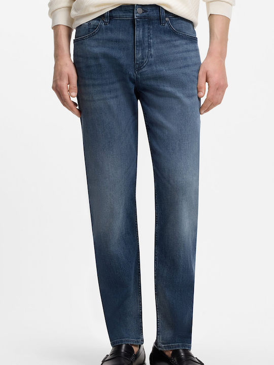 Boss Herren Jeanshose Elastisch Tapered Denim Blau Boss Herren Jeanshose Elastisch Tapered Denim Blau