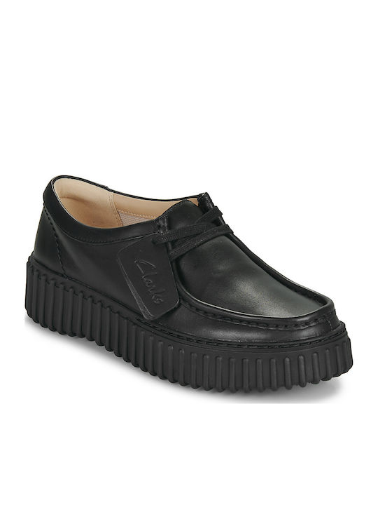 Clarks Torhill Bee Дамски Оксфорди в Черен Цвят