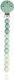 Nattou Pacifier Clip Green