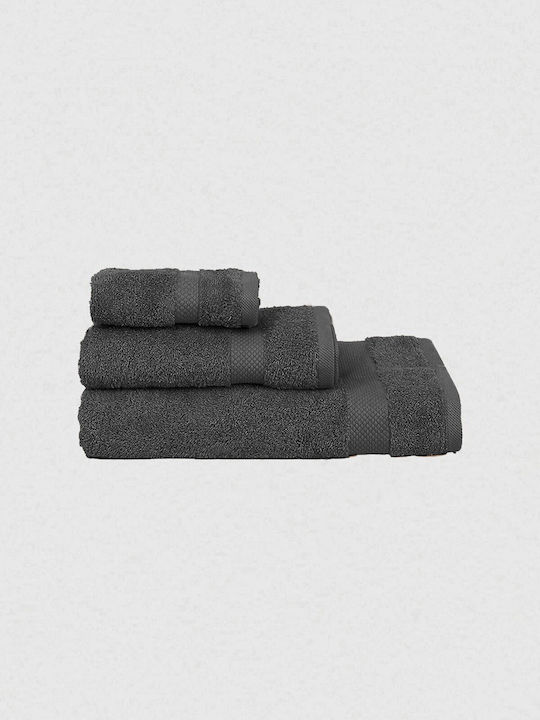 Sunshine Πετσέτα Σώματος Ameli 80x150εκ. Grey Β...
