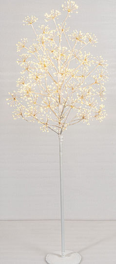 Illuminated Christmas Decorative Tree 120cm Outdoor Electric White Tree