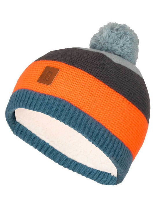 Kinder Beanie Gestrickt Blau