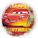 Folie Luftballon 17 Cars McQueen Happy Birthday 45 cm