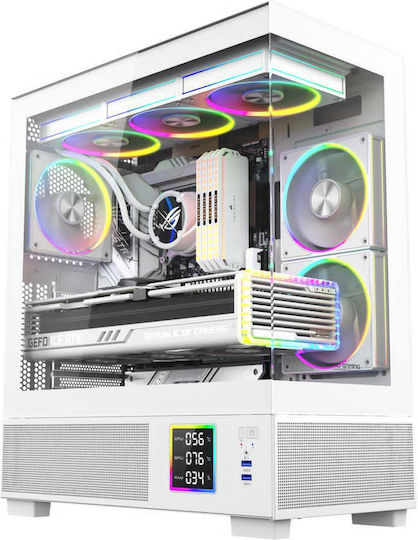 ProGaming Kian White Glacier 360 Gaming Desktop PC i5-12400F 32GB DDR5 1TB SSD W11 Home