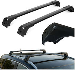 Roof Rack Integrated Rails Hyundai Kona 2017 Lightweight Black Roof Rack Integrated Rails Hyundai Kona 2017 Lightweight Black