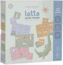 Επιτραπέζιο Παιχνίδι Lotto Safari Friends για 2-4 Παίκτες 3+ Ετών Little Dutch