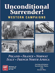 Επιτραπέζιο Παιχνίδι Unconditional Surrender: Western Campaigns για 2 Παίκτες 14+ Ετών (EN) GMT Games Επιτραπέζιο Παιχνίδι Unconditional Surrender: Western Campaigns για 2 Παίκτες 14+ Ετών (EN) GMT Games