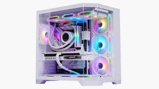 ProGaming Banshee White Glacier 360 Gaming Desktop PC (i5-12400F/32GB DDR5/1TB SSD/W11 Home)