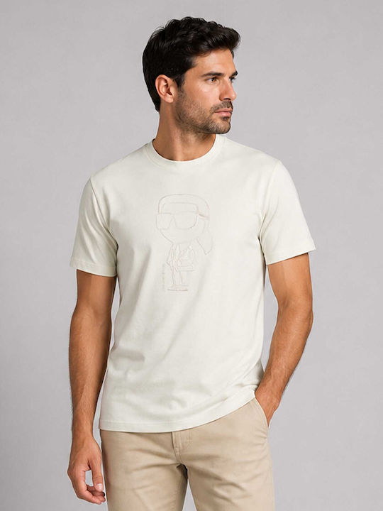 Karl Lagerfeld Crewneck T-shirt Off White