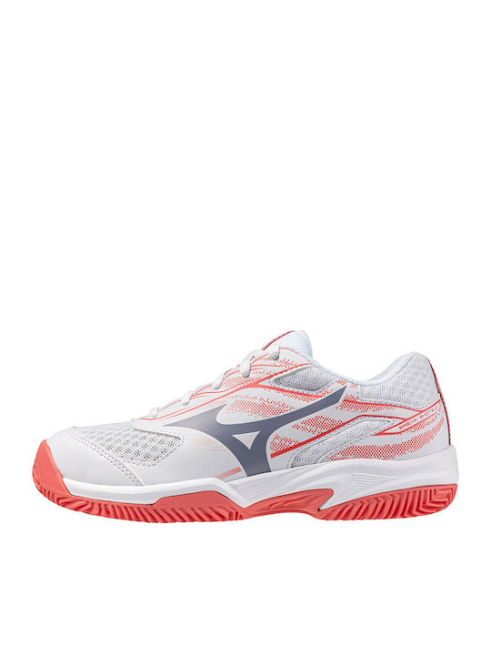 Mizuno Αθλητικά Παιδικά Παπούτσια Τέννις Λευκά