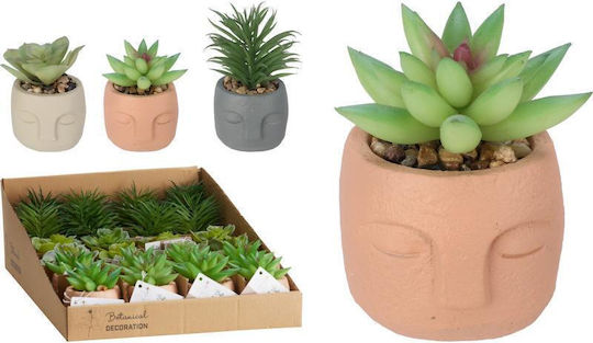 Artificial Plant Cement Casserole 8cm Terracotta