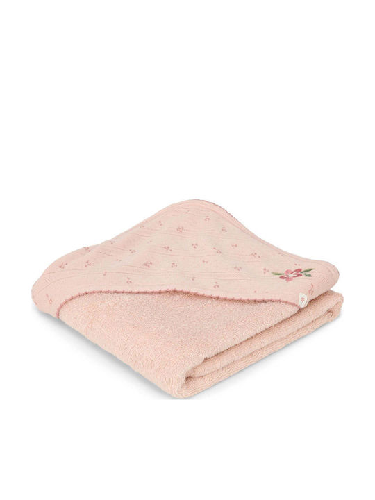 Little Dutch Baby Bathrobe Hooded Pure Pure Blossom 100x100cm