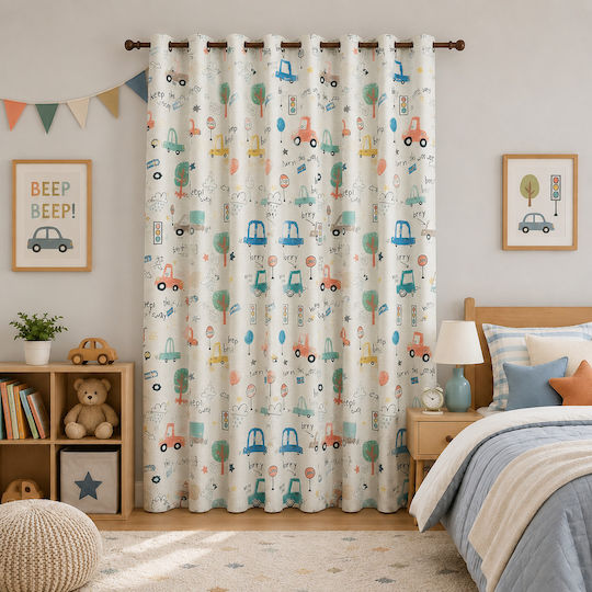 Galifas Kinder Vorhang mit Bleistiftfalten 270x280cm