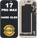OLED екран със сензорен механизъм за Apple Iphone 17 Pro Max (Черен)