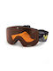 Witeblaze Ski & Snowboard Kids Black Goggles with Black Lens