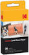 Kodak Zink 2x3 Zoll 50x76 Mm 20 Blätter Fotopapier