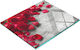 Tulup Glass Red Chopping Board 60x52cm