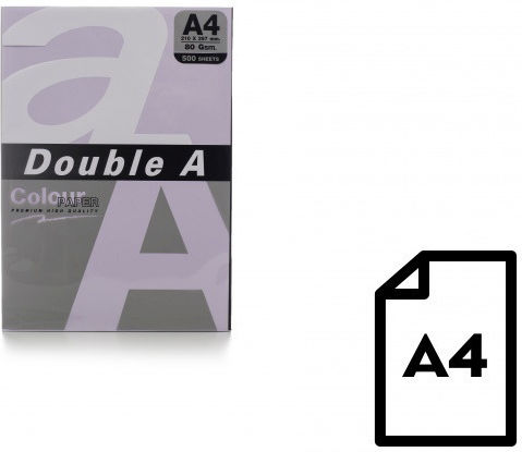 Double A Farbpapier 80g A4 100 Blätter Regenbogen 3 5 Farben