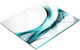 Tulup Glass Blue Chopping Board 60x52cm