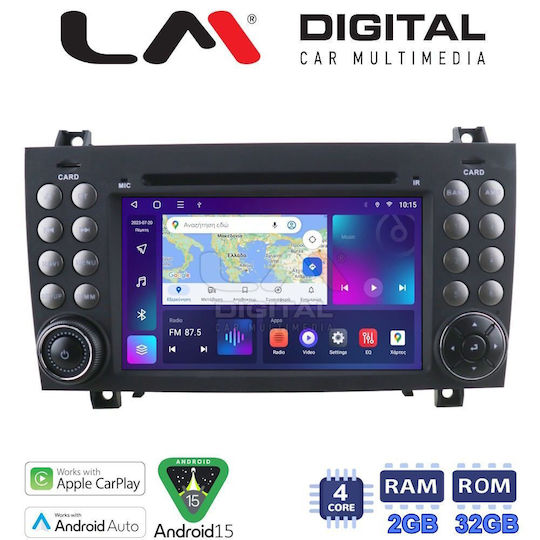 LM Digital Ηχοσύστημα Αυτοκινήτου για Mercedes-Benz SLK 2004 > 2010 (Bluetooth/USB/WiFi/GPS/Apple-Carplay/Android-Auto)