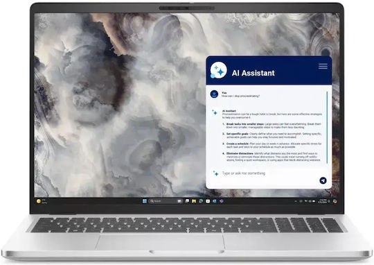 Dell Pro 16 Plus 16" IPS FHD+ (Ultra 7-265U/64GB/250GB SSD/W11 Pro) (Международна английска клавиатура)