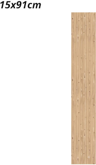 Αυτοκόλλητο Πλαστικό Pvc Δάπεδο Τύπου Laminate 15x91cm Φυσικό Πεύκο 1τμχ Fd814