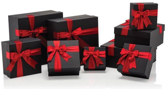 Gipta Gipta Geschenkverpackung Schwarz 18x9,5x18cm